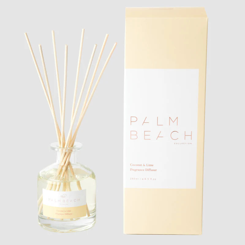 🥥 Coconut & Lime Diffuser 250ml – Palm Beach 🍋🌴- Bright, beachy, fresh