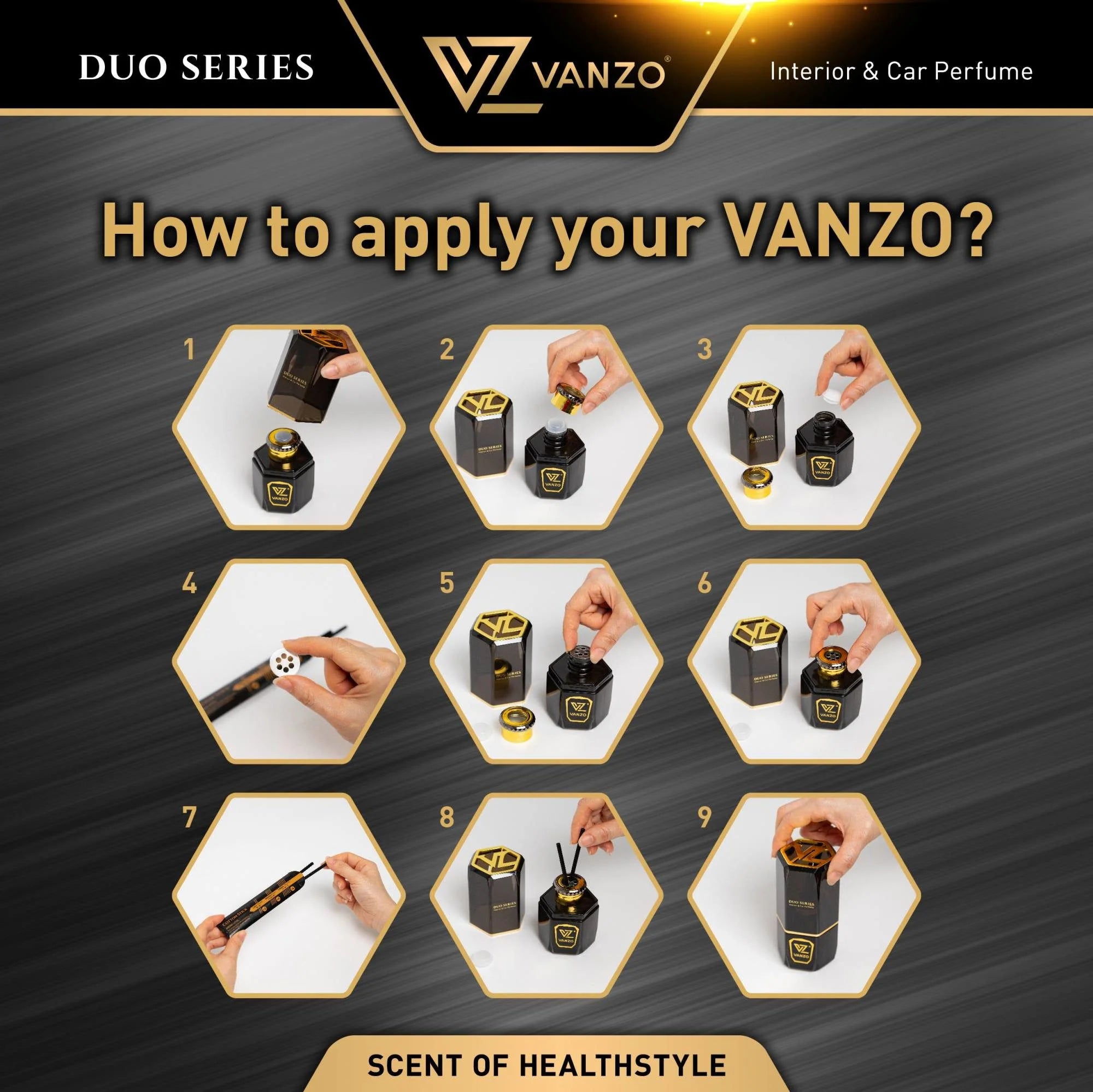 🍐 English Pear & Freesia - 3366 VANZO Car Diffuser ✨🚗 - Fresh, floral, feminine