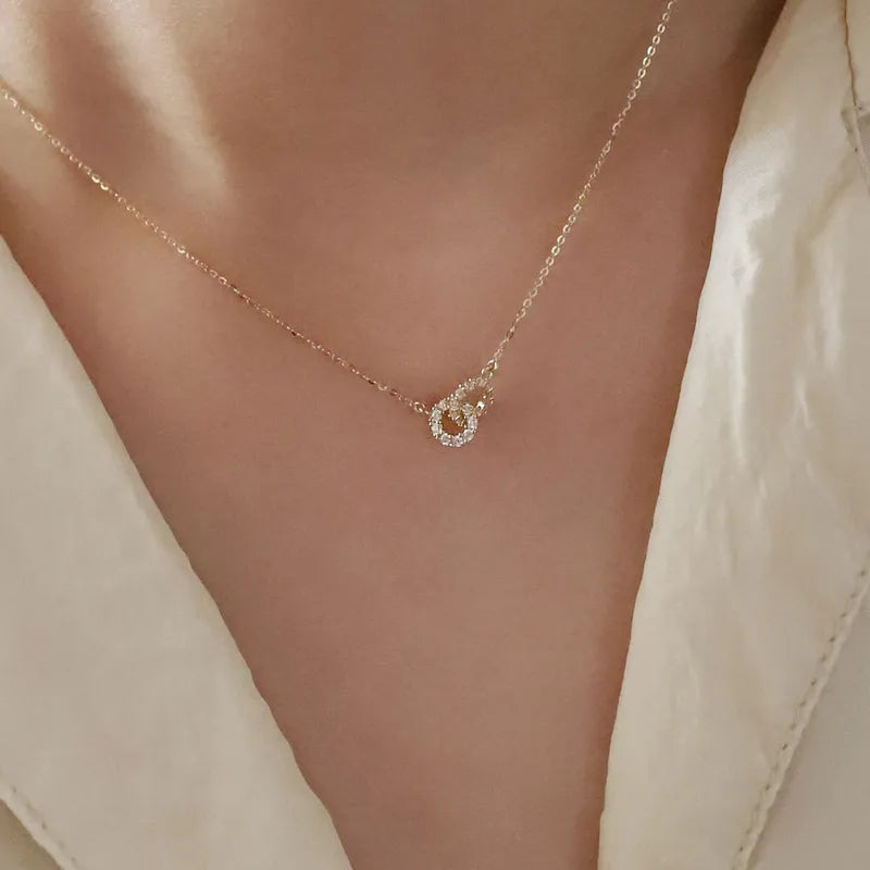 ✨ 18K Gold Plated Sterling Silver Dainty Necklace
