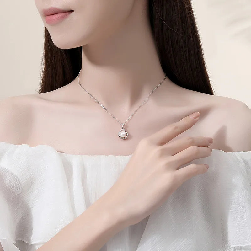 🤍💎 925 Sterling Silver Pearl Drop Earrings