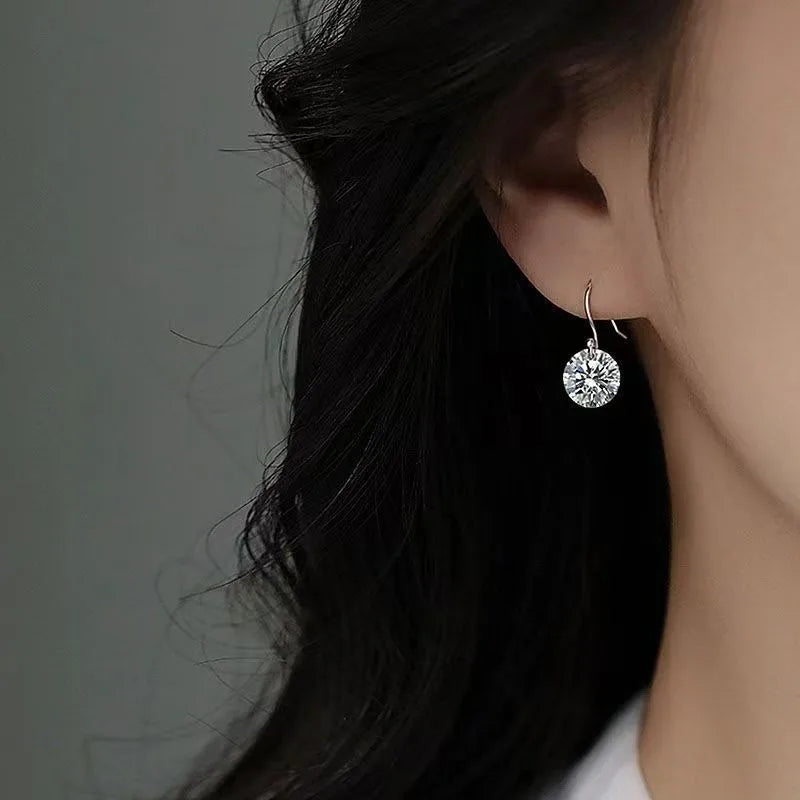 Sterling Silver Sparkle Drop Earrings ✨💎