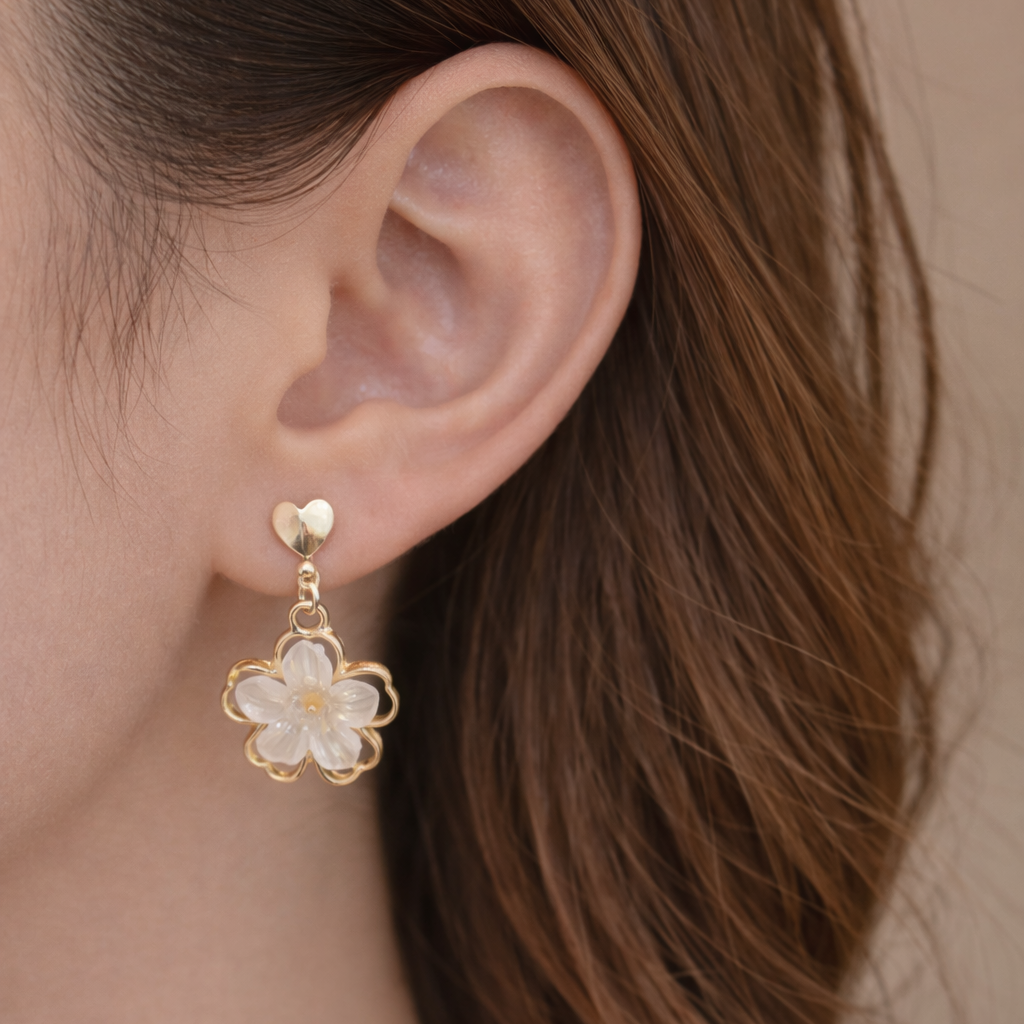 🌸 Delicate Floral Drop Earrings B2F1