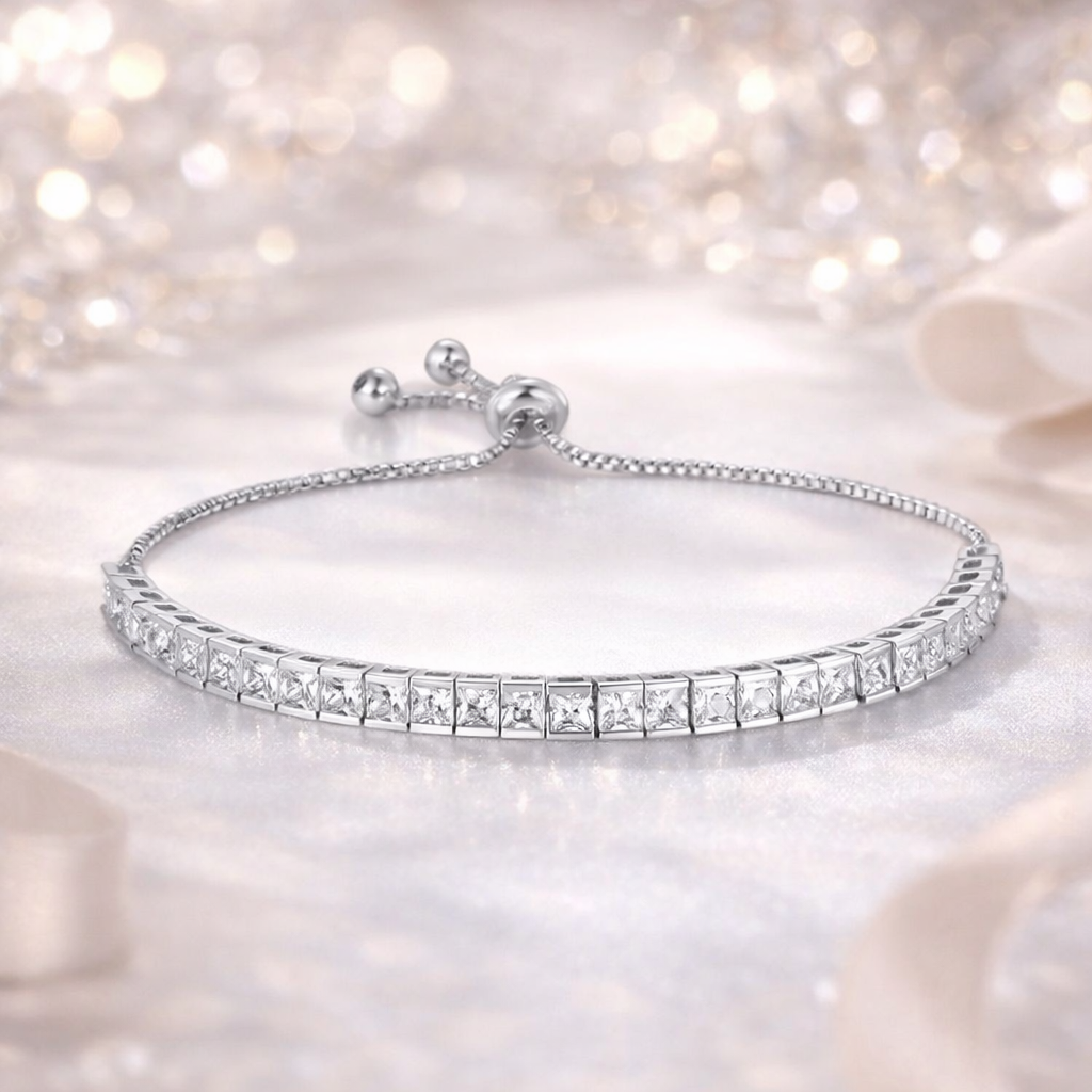 Adjustable Tennis Bracelet ✨