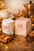 ☕️ CAFE CARAMEL TRIPLE SCENTED 2 WICK 420G CANDLE by Be Enlightened ☕🍯🌼 - sweet, rich, perfect café treat