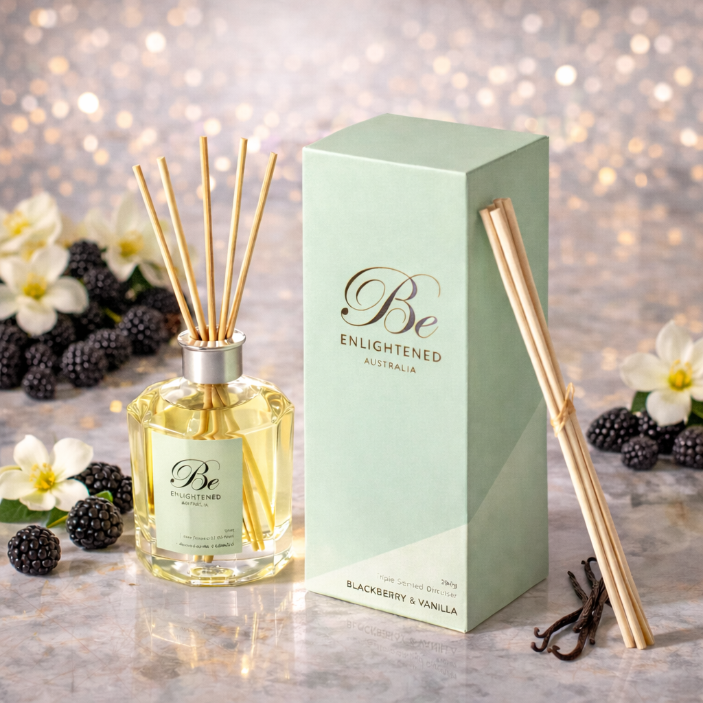 🫐 Blackberry & Vanilla Triple Scented Diffuser Be Enlightened 🍨✨ - Gourmet, cozy, indulgent