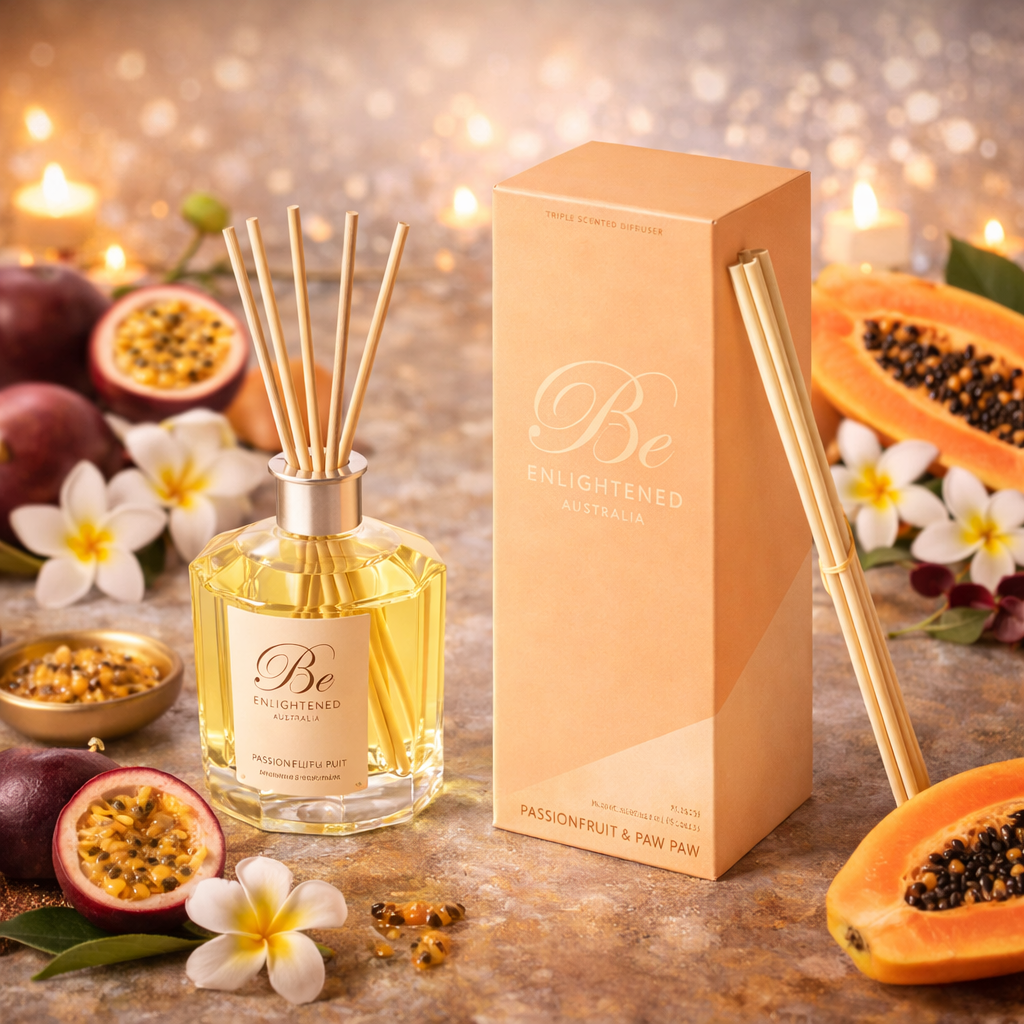 🍈Passionfruit & Paw Paw DIFFUSER Be Enlightened 🥭✨ - Fruity, exotic, joyful