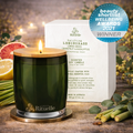 🍋 Lemongrass, Lemon Myrtle, Grapefruit & Eucalyptus Scented Soy Candle (400g) By Urban Rituelle 🌿🍋🍊 - Fresh, zesty, clean
