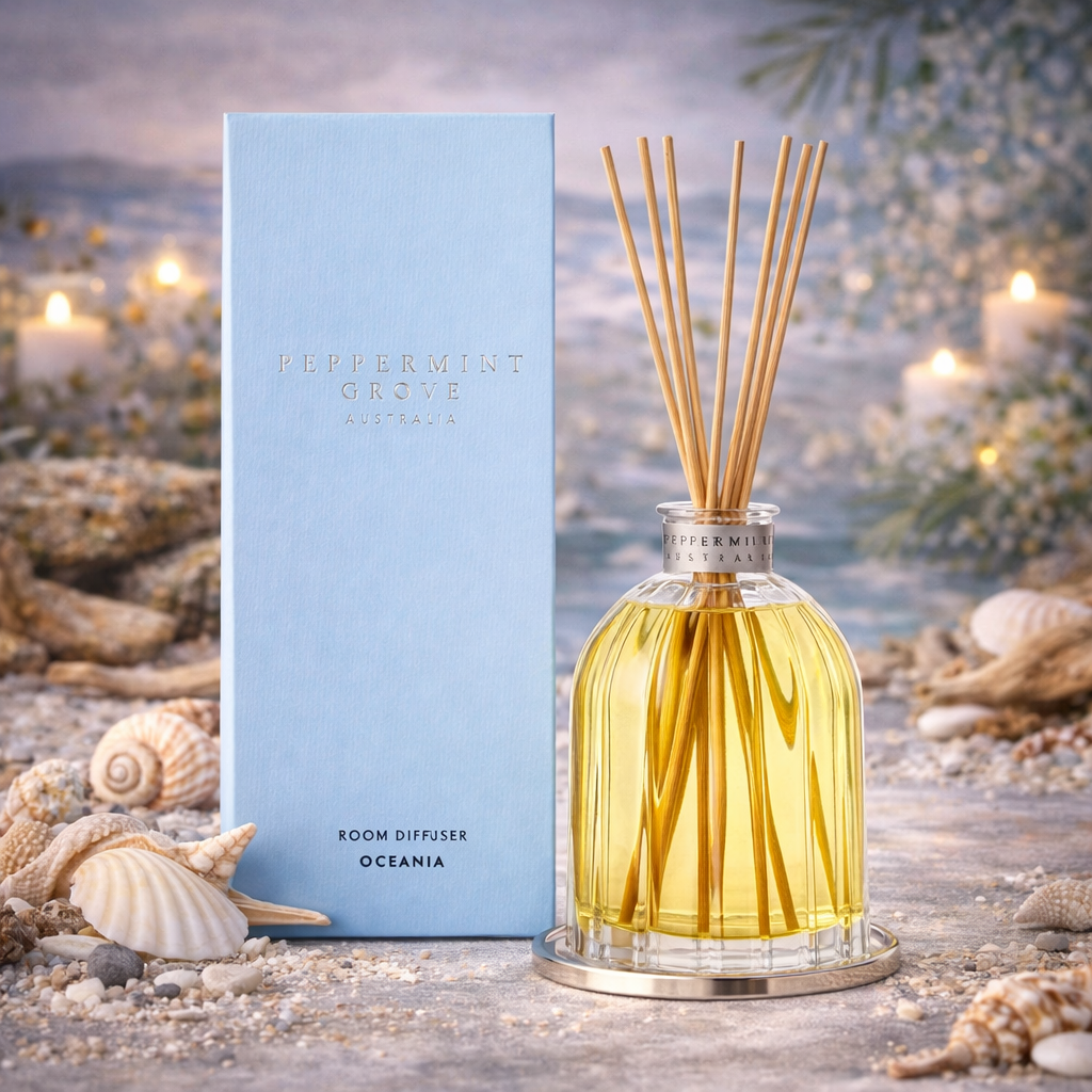 Oceania Fragrance Diffuser 350ml Peppermint Grove 🌊🌬️
