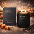 ✨Vanilla Caramel 320g Soy Candle Moss St. Fragrances 🕯️💛 - Sweet, warm