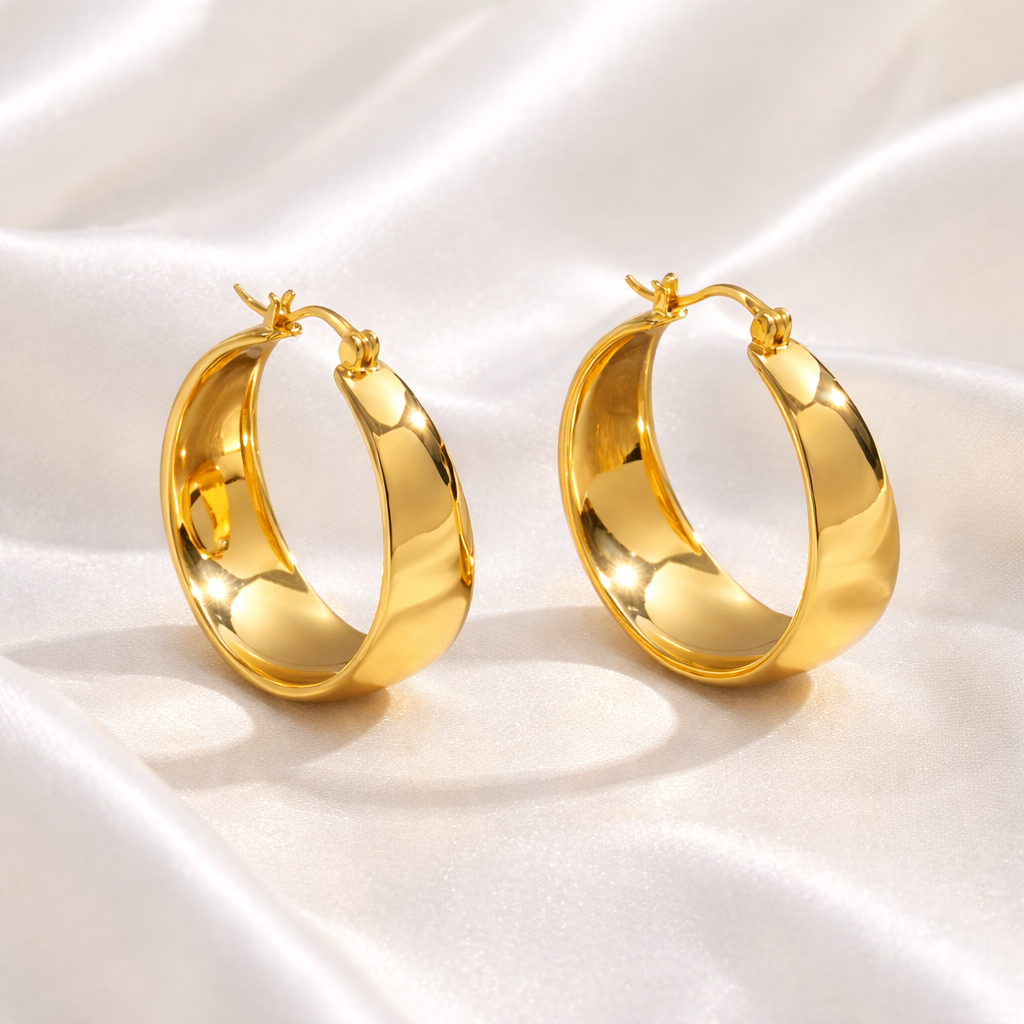 Classic Gold Hoop Earrings ✨💛 | B2F1