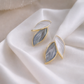 Golden Leaf Stud Earrings ✨B2F1