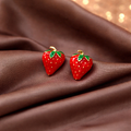 🍓 Cute Strawberry Stud Earrings ✨B2F1
