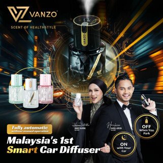 🌸 Classic Blossom (120ML) VANZO Smart Car Diffuser 🚗✨ - Elegant, airy