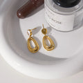 💧 18K Gold Plated Teardrop Earrings