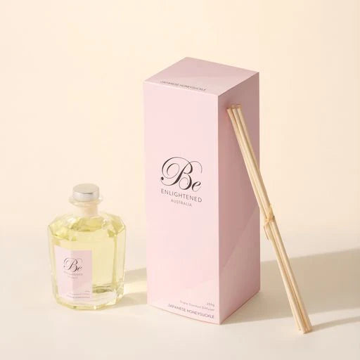 🌸 Japanese Honeysuckle Triple Scented Diffuser 280ml Be Enlightened 🍯✨ - Floral, fresh, gently sweet