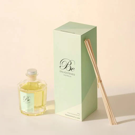 🍈Passionfruit & Lime Triple Scented Diffuser 280ml Be Enlightened 🍹✨ - Lively, juicy, sweet