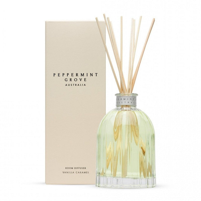 Vanilla Caramel Fragrance Diffuser 350ml Peppermint Grove 🍮✨ - warm, cozy, irresistibly sweet!